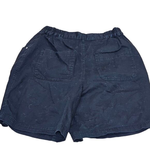 Vintage 90s Ami Shorts Womens Size M Black Cotton Mom High Waisted - Picture 3 of 6